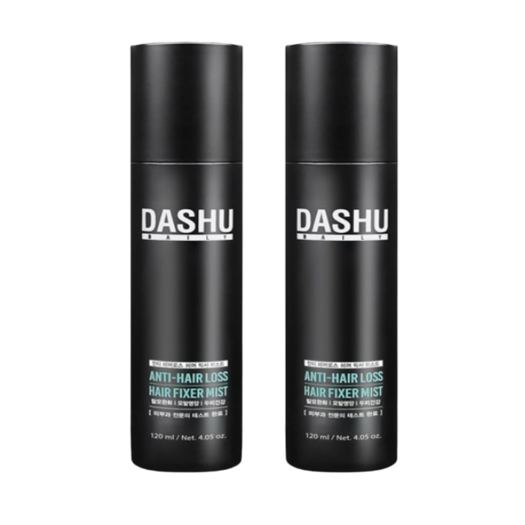 DASHU Daily Anti Hair Loss Hair Fixer Mist Scalp & Hair Styling Spray Set 120ml ×2