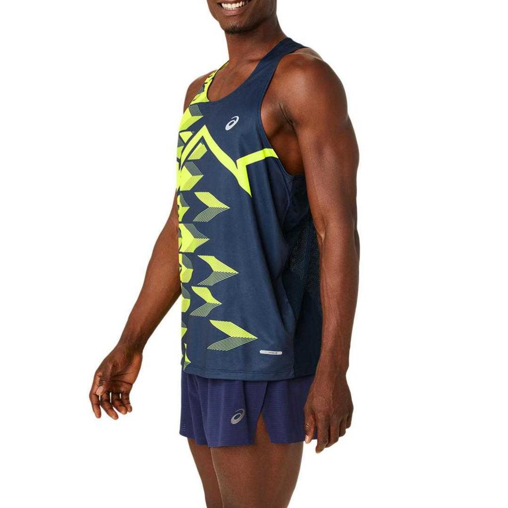 Asics Tank Top Men's Blue/Yellow 2011D123-400