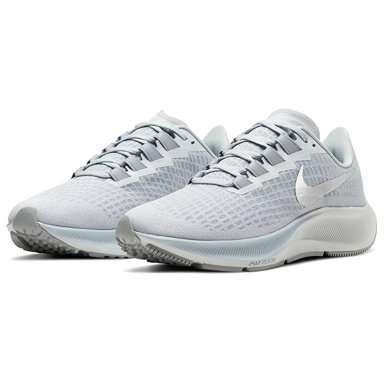 New Nike Air Zoom Pegasus 37 Grey Metallic Silver Women's BQ9647-009