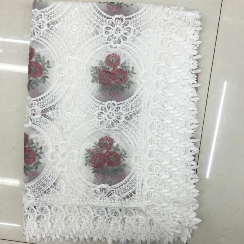1pc Embroidered Table Cloth European Lace Tea Table Cloth Home Decor Rectangular Tablecloths Table Cover