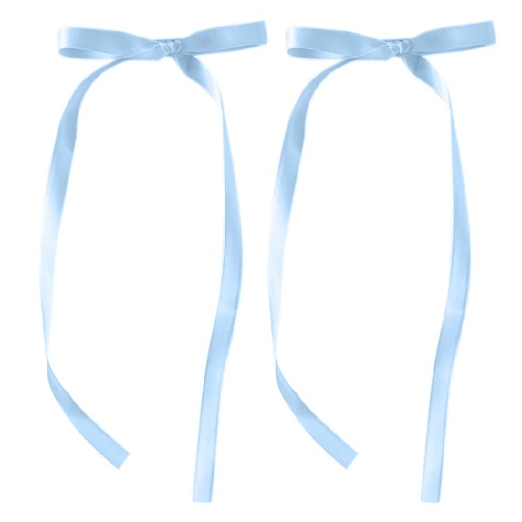 Long Bowknot Hair Clip 2000s Style Hairpin Sweet Balletcore Bunches Hair Clips