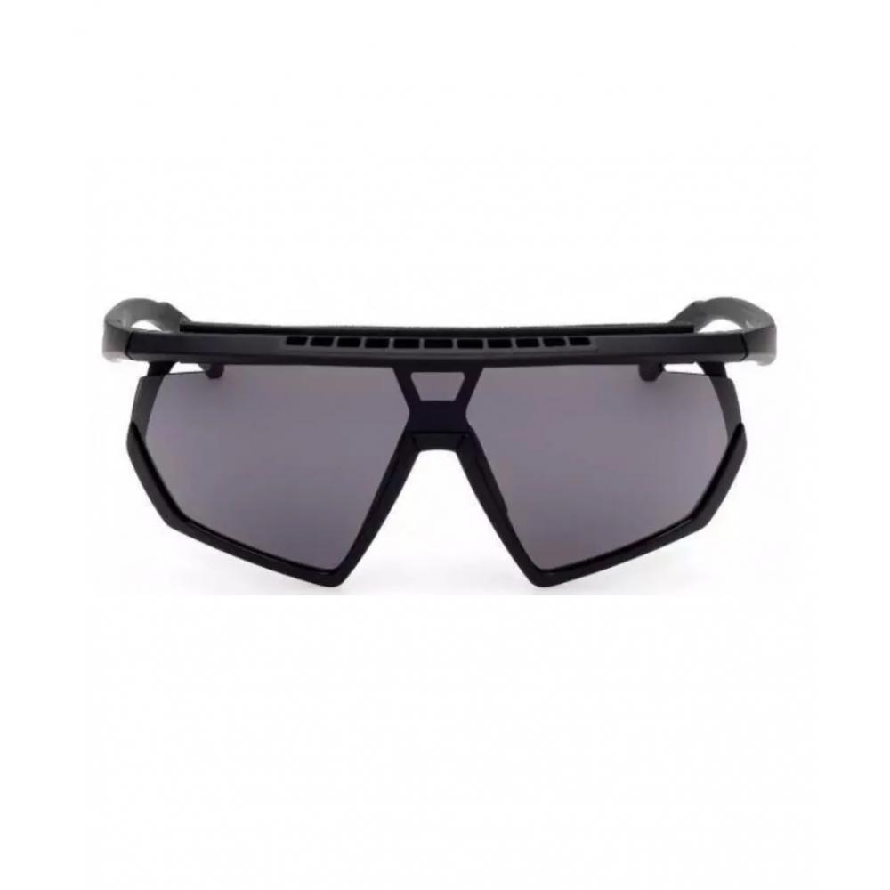 Adidas Sp0029 H sHield Sunglasses sHiny Black Smoke