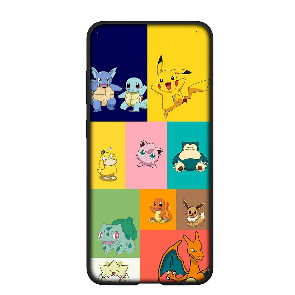 Phone Case for iPhone 17 16 15 Plus Xiaomi Poco F8 F7 X7 X6 M8 C85 C75 Redmi Note 14 12 11 13 Pro Max A4 14C 13C 15C Pokemon GO Pikachu Squirtle Cover