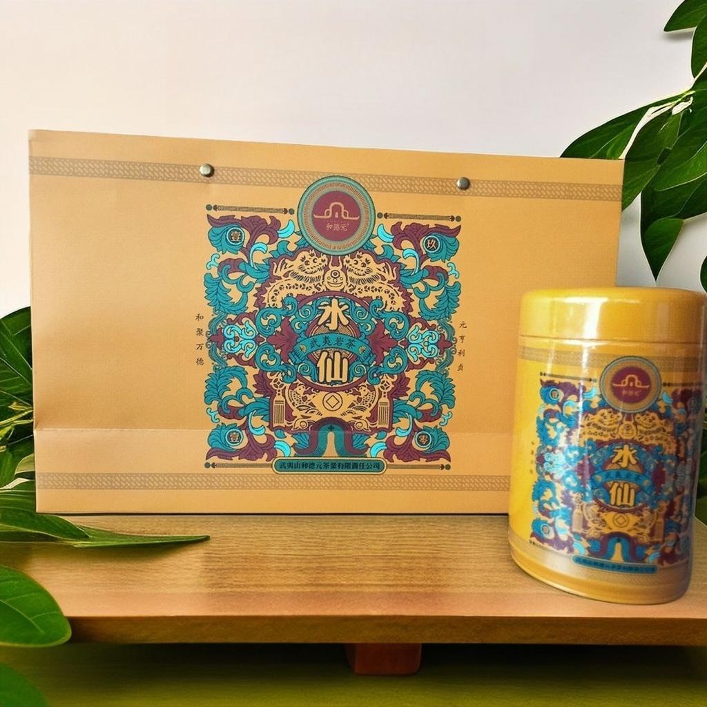 Shui Xian Oolong Tea Yellow Can Medium Roast Floral Aroma 125g Premium