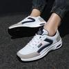 Men Luxury Sneakers Summer Thick Soled Fast Drying Anti Slip Height Increasing Walking Shoes PU Leather Footwear Tennis for Men