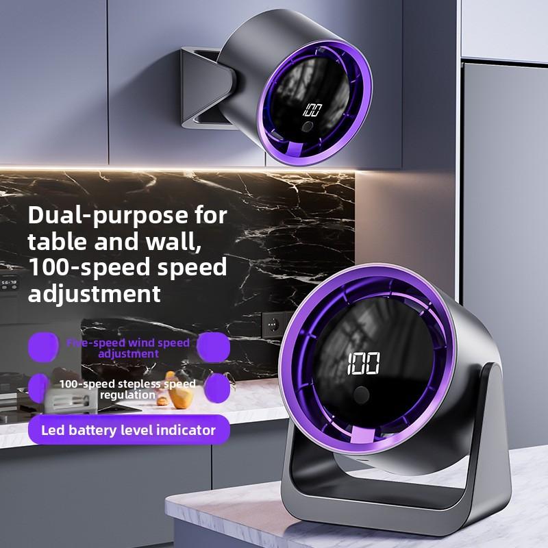 Desktop Small Fan, Household Desktop Charging Air Circulation Fan, Office, Student Dormitory Mini Electric Fan