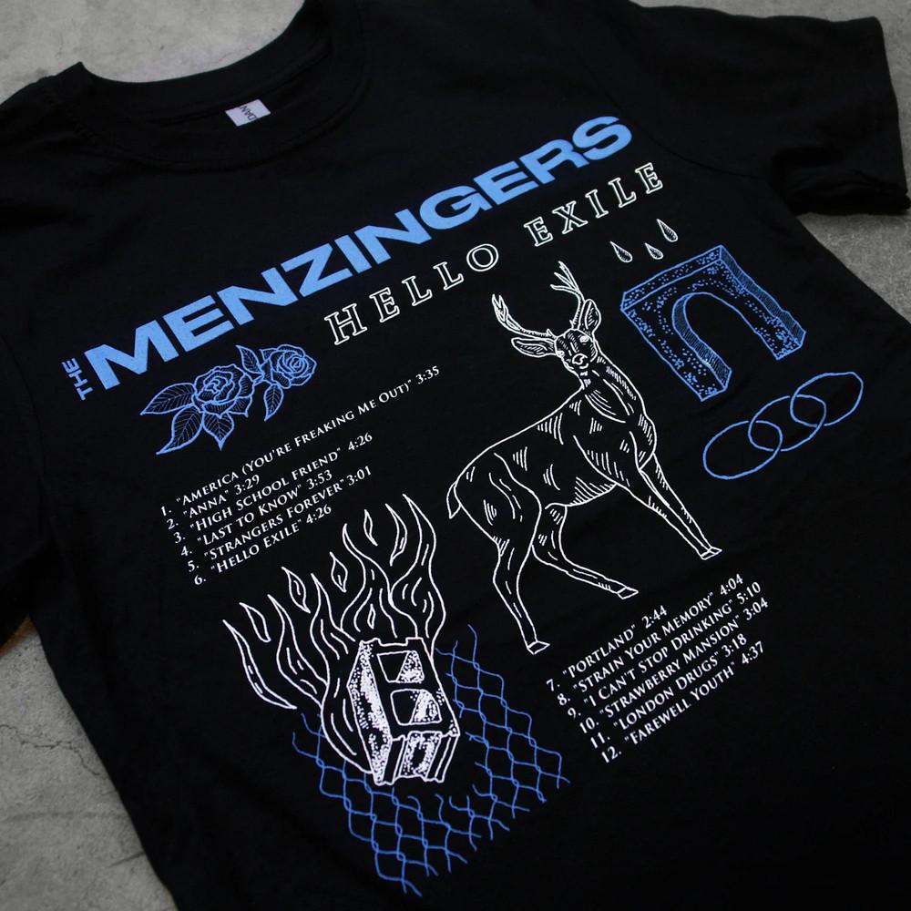 

The Menzingers Hello Exile Black T-Shirt Short Sleeve Gift Fan S-5XL EN090 Unisex T-Shirt S