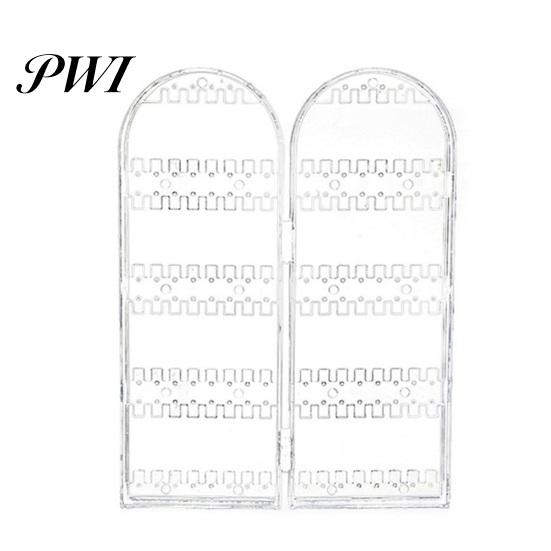 120 Holes Folding Earring Holder Organizer Screen Jewelry Display Storage Rack