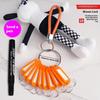 Leather Handheld Classification Key Card 10 Signboards Keychain Hanging Handheld Keychain Rentals Labels Storage Tags