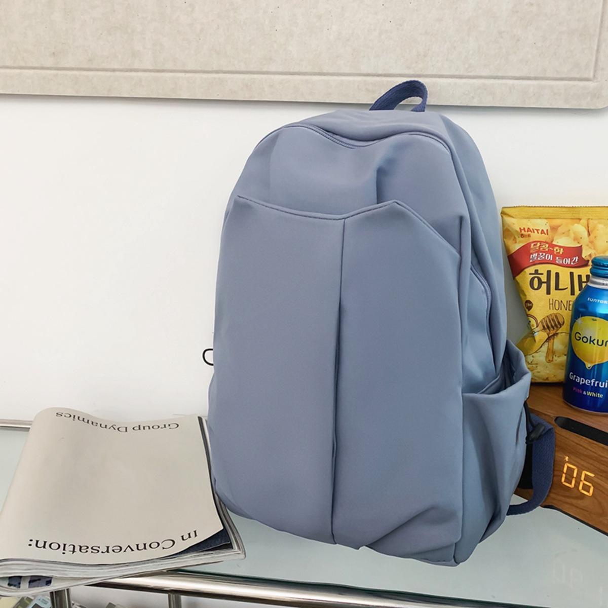 

Школьный рюкзак мужской для студентов колледжа, крутой, простой, большой вместимости. Крутой, простой, универсальный рюкзак для учеников средней и старшей школы. .