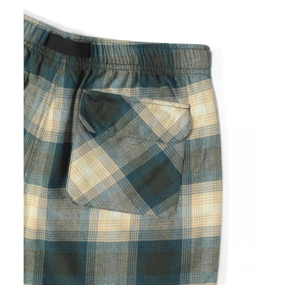 Thisisneverthat Beted Check Short Brown