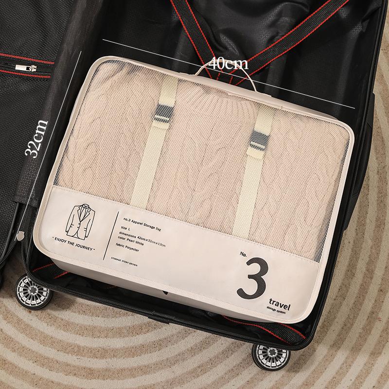 Travel Organizer Bags: Suitcase Storage for Clothes, Underwear, Pants, and Shoes - Ideal for Business Trips