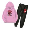 Kids Hoodie and Sweatpants Set Graphic Print with Pockets for Boys and Girls