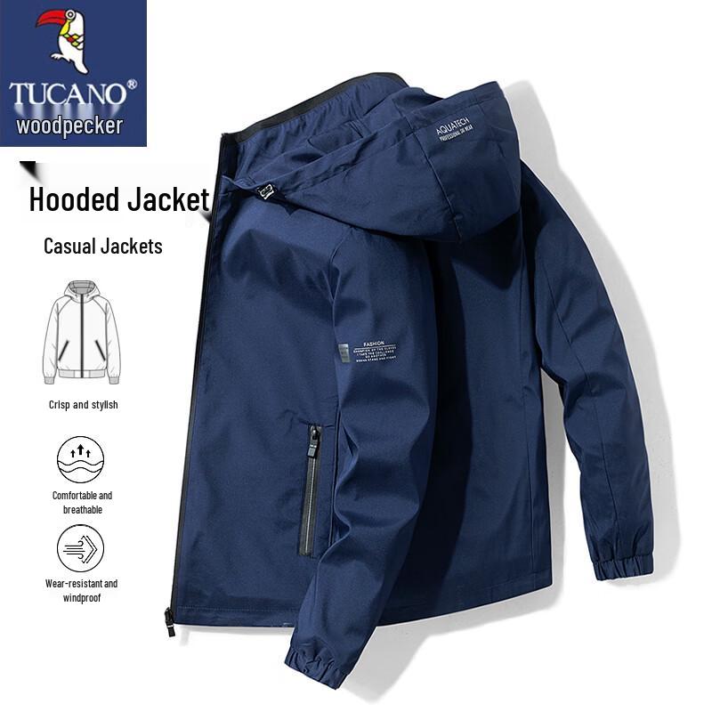 

TUCANO Men s Hooded Casual Outdoor Jacket 5XL