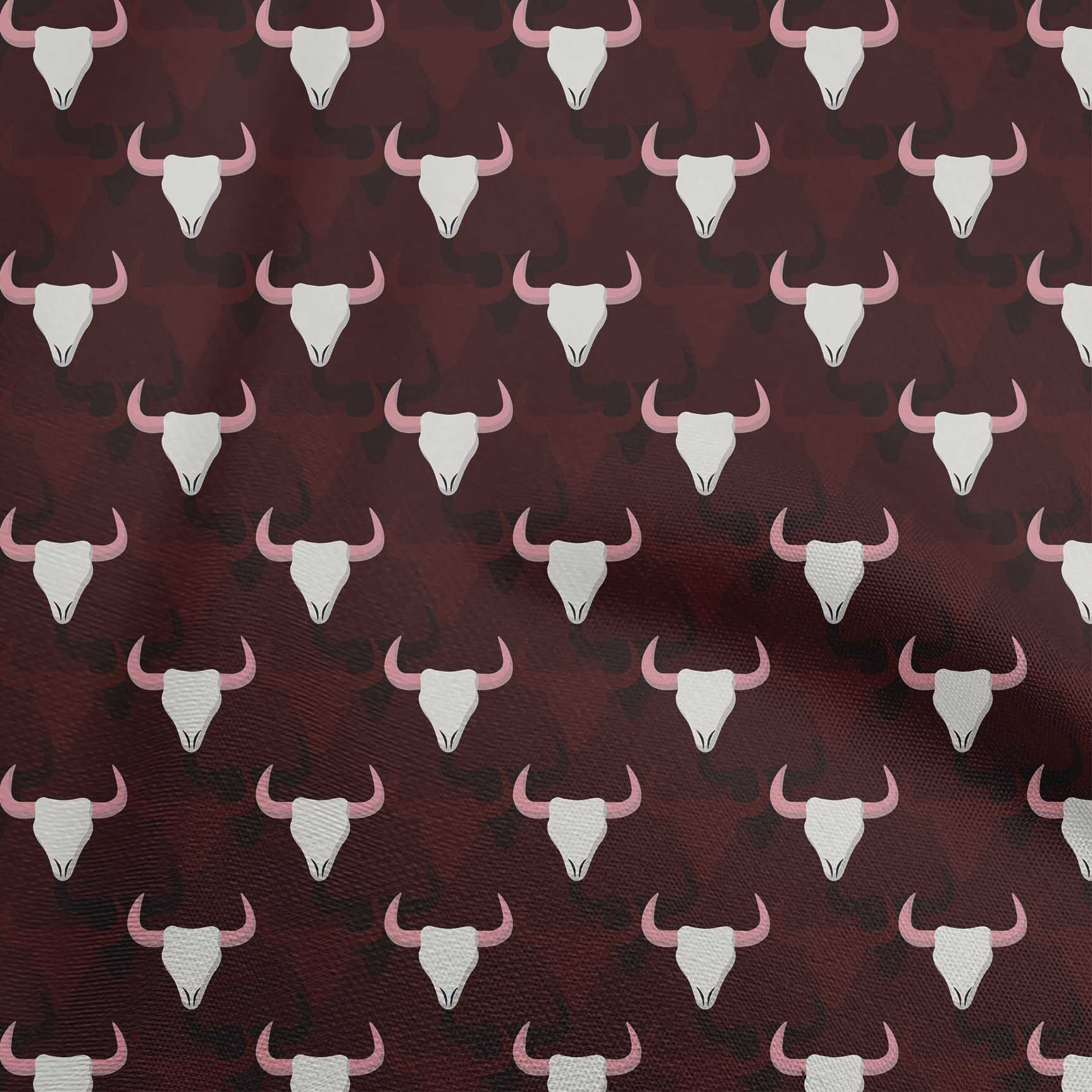 

oneOone бавовняний поплін, коричнева тканина, ковбойська тканина для пошиття друкованої тканини для рукоділля у дворі, 42 дюйми 42 Inch Wide - Viscose Chiffon малиновий