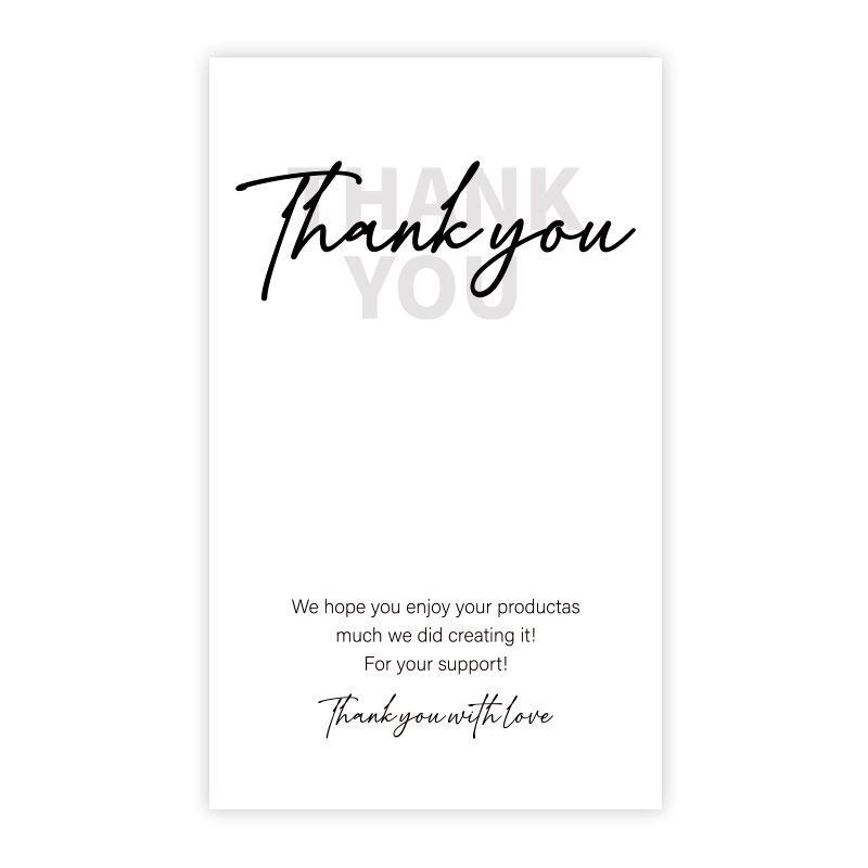 50-pack Airplane-Themed Thank You Box Sealing Stickers for Packaging and Decoration