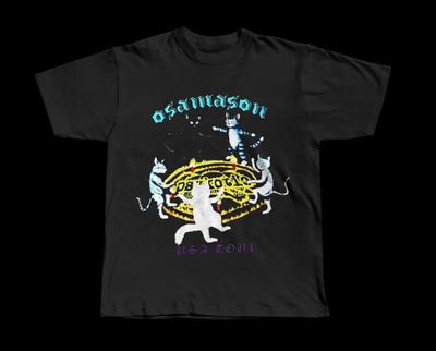 OsamaSon Psykotic USA Tour | Schweres Schwarzes T-Shirt