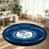 Sheffield Wednesday Football Printed Round Crystal Velvet Rug Soft Non Slip Floor Carpet For Bedroom Holiday Gift