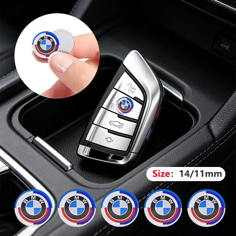 11mm 14mm Car Remote Key Decoration Emblem Sticker For BMW 50th Anniversary 3 5 7 Series X5 E46 E83 F16 E70 M3 M4 M5 G30 G20 G15 vdkc30