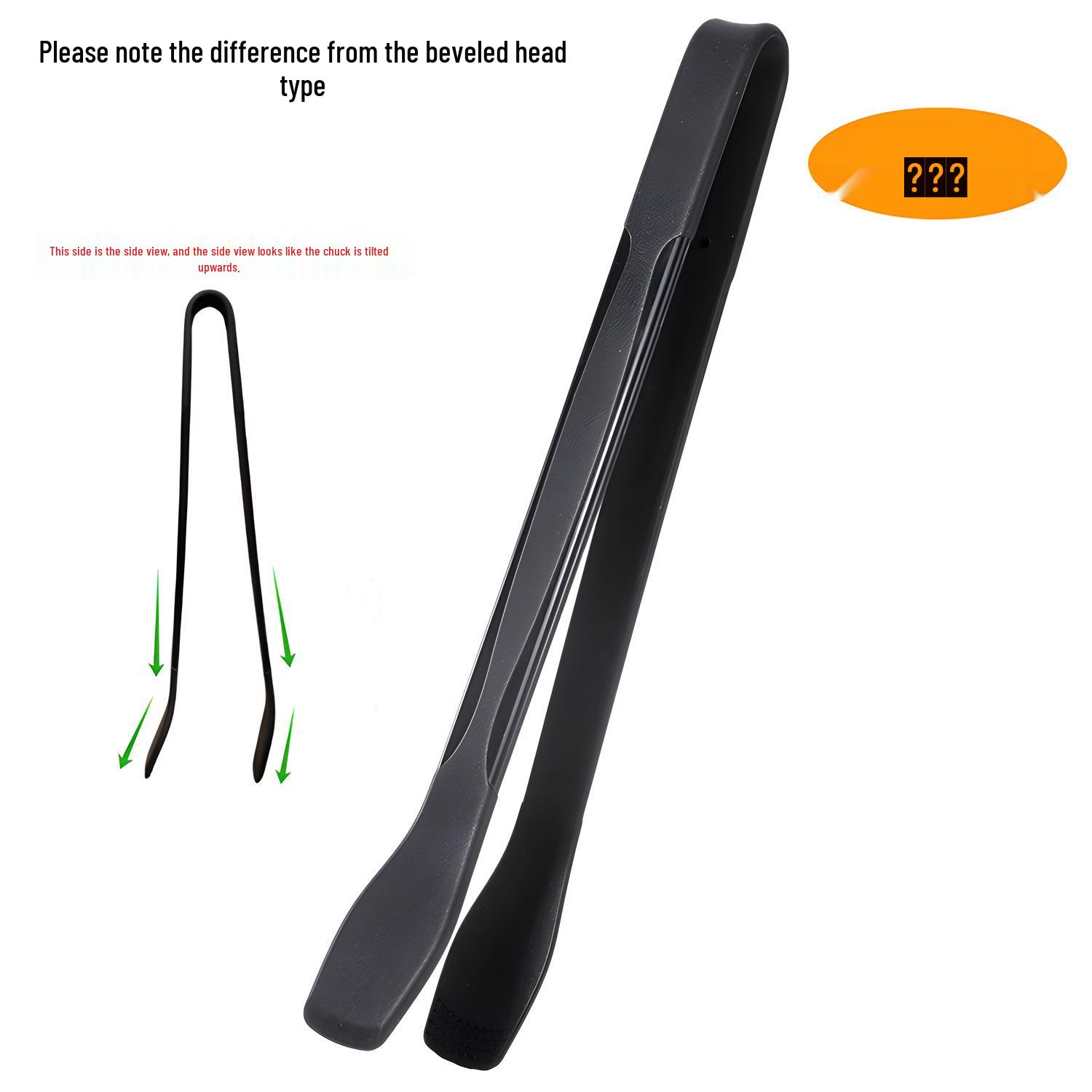 High Temperature Resistant Non-stick Silicone Kitchen Tongs for Barbecue and Frying.