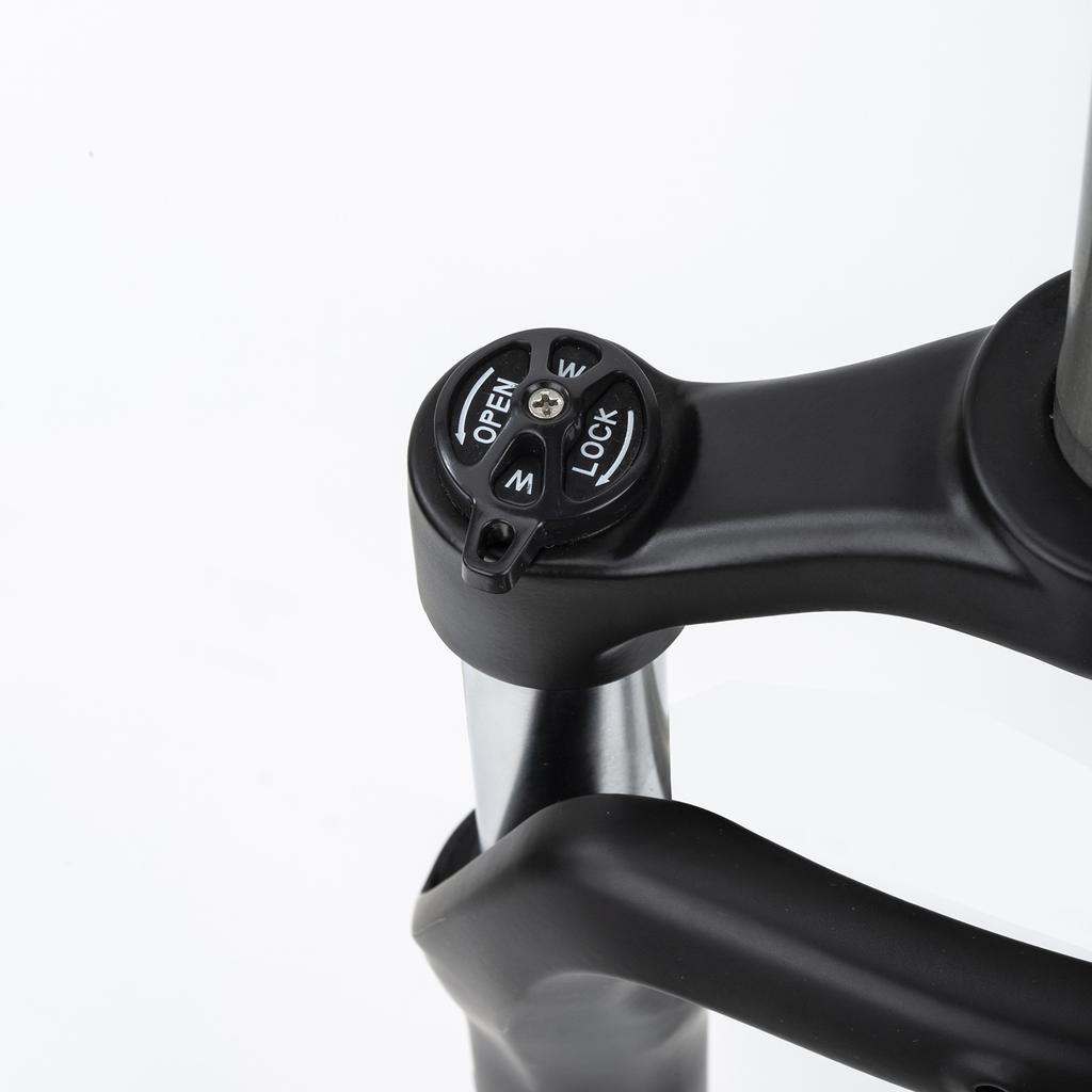 Fat Bike Spring Fork, 20-26", 105mm Travel, 4.0" Tire, Adjustable Spring, Mechanical Lock, 32mm, Disc Brake