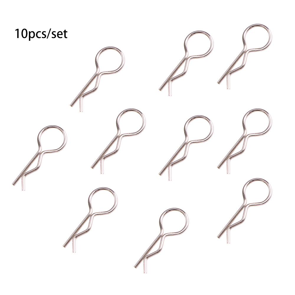 

Fashion 10X Stainless Steel Body Shell Bolt Clips Pin For HSP Redcat HPI RC 1/10 Model Car Spare Part серебряный