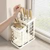 Support de découpe de comptoir peu encombrant Tube à baguettes en acier au carbone Support de couverts moderne Restaurant