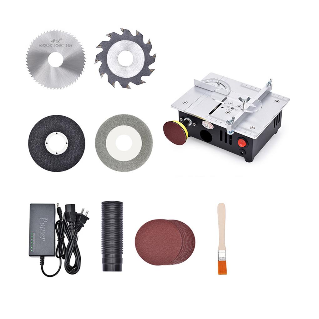 

Міні багатофункціональна настільна пила Електричний маленький деревообробний токарний верстат Слайсер США