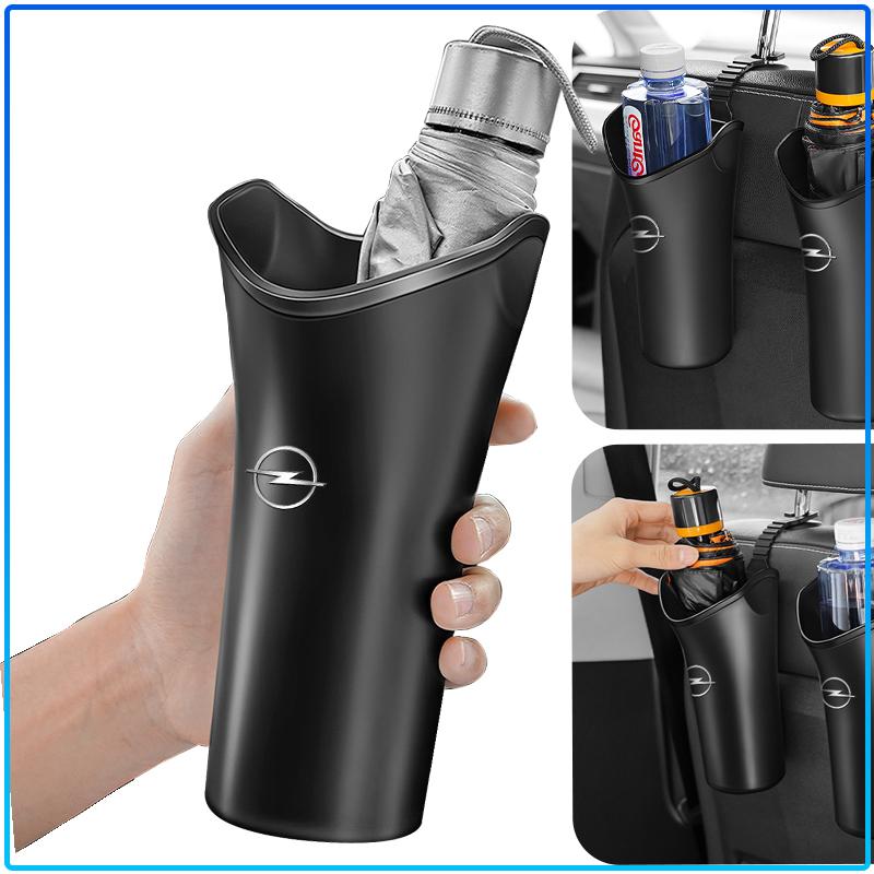 1/2Pcs Car Storage Box Umbrella Garbage Organizer Bucket For Opel Astra H G J Insignia Mokka Zafira Corsa Vectra B C D