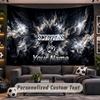 Wall Hanging Tapestry Custom NameScorpions Pattern Personalized Printed Fabric Wall Decor