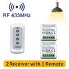 RF 433MHZ Wireless Light Switch 16A Relay Breaker 4 Key Remote Control Switch For Smart Home LED Lamp Wall Garage Doors Switch