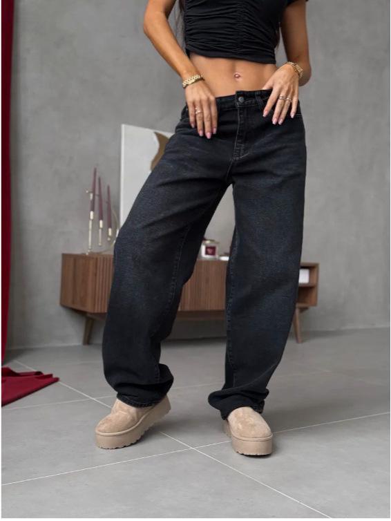 2025 Women's Autumn Wide-Leg Jeans - Russian Fashion Collection