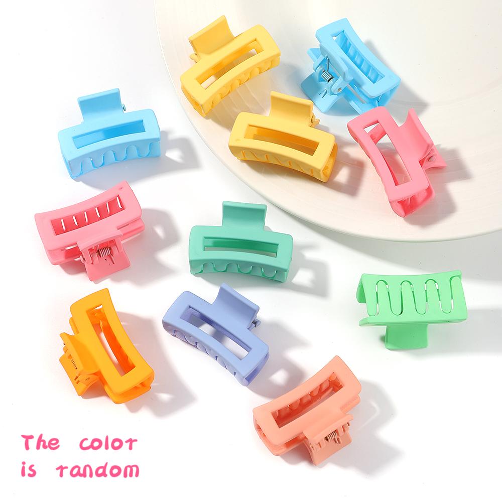 5Pcs/lot Mini Crab Clip Korean Lovely Scrub Women Girls Small Hair Claws Kids Sweet Hairpins Hairclips Hair Accessories