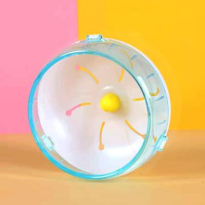 Hamster Running Disc Toy Sport Running Silent Transparent Small Pet Rotatory Jogging Wheel Wheel Toys Pet Hamster Cage Supplies