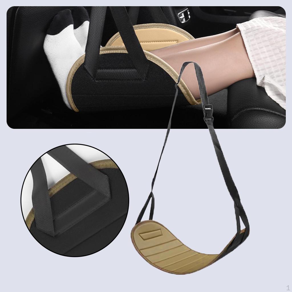 Car Footrest for Kids Airplane Foot Rest Rear Seat Convenient Travel Essentials Long Adjustable