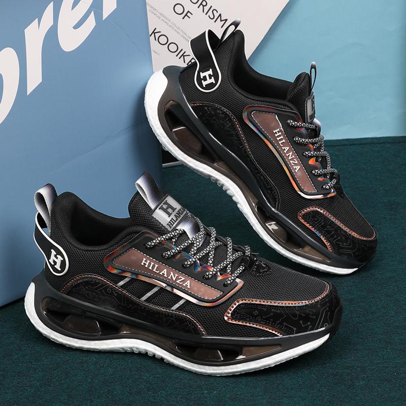 

Anti-Bacterial Running Shoes for Men Casual Sports Sneakers - Jogging Trainers Four Seasons Women Girl Shoes Free Shipping 45 чорний