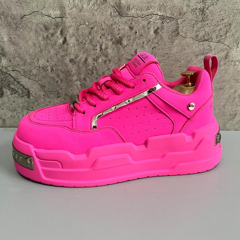 

Модная мужская повседневная обувь на платформе, нескользящие мужские кроссовки для ходьбы, легкие мужские кроссовки для бега, дышащая платформа, спортивная обувь 39 красный