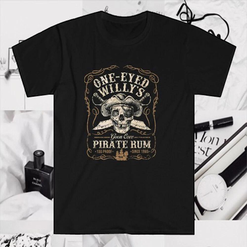 

One Eyed Willy s Goon Cove Pirates Rum Men s Black Size S to 5XL 4XL