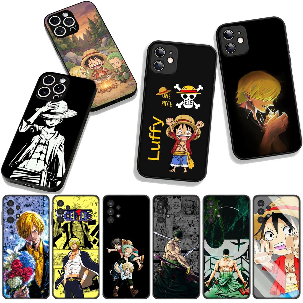 for Samsung Galaxy A36 A17 A26 A07 A35 A54 A53 A13 A33 A34 S8 S9 S20 S21 FE S10 Plus Case Comics One Zoro Piece Sanji Luffy