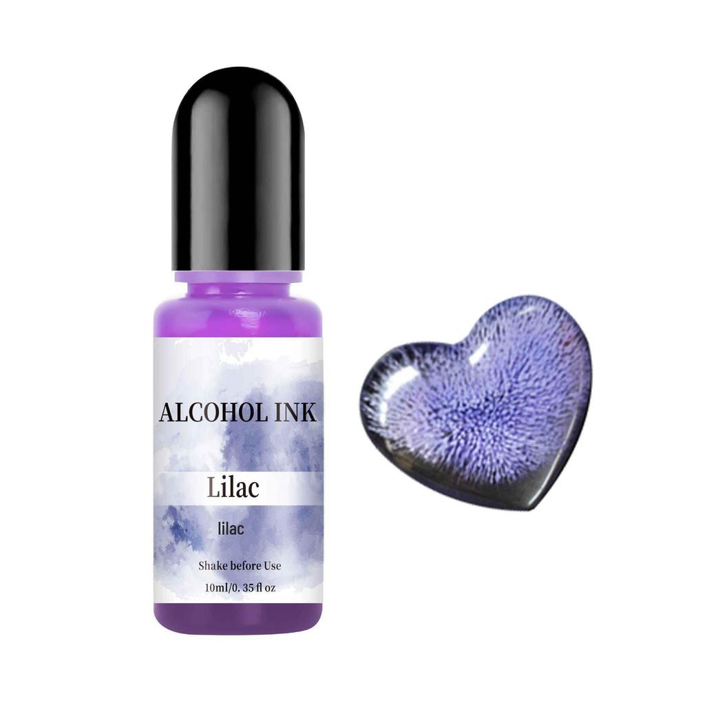 Automatic Diffusion 3D Bleeding Effect Crystal Epoxy Colorant - 30-Color DIY Alcohol Ink Set