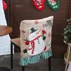 Santa Claus Christmas Chair Cover Cloth Wear for Chairs Dinner Chair Seat Cover  Restaurant