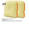 Relaxation Bread Toy 1/2Pcs Simulated Toast Stress Relief Toy, Sliced Squeeze Sensory Anxiety Gadget Soft Stretchy Fake Food Fidget for Kids