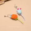 4pcs Random Mix Plush Mini Mouse Change Heads Cat Teaser Stick Pet Toy Supplies
