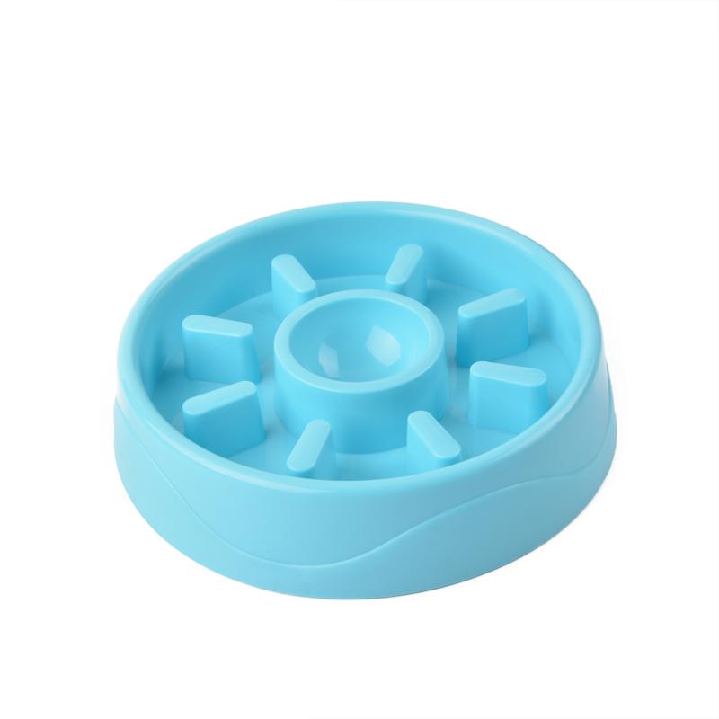 Heart Dog Bowl Anti Choke Dog Feeding Food Bowls Puppy Slow Eat Pet Bowl Feeder Dishes