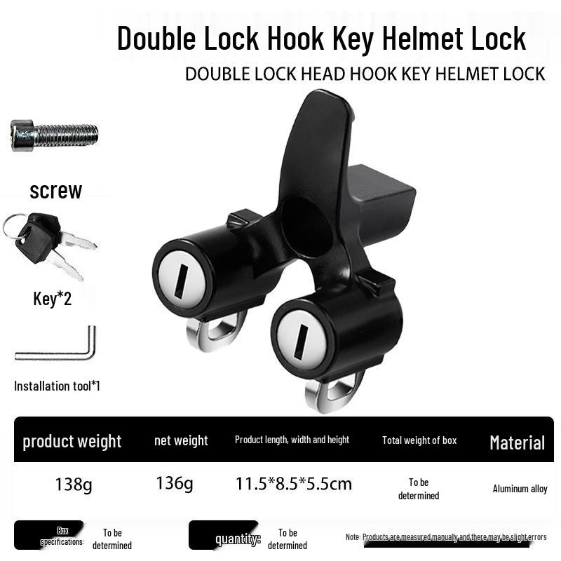 Elektrofahrzeug Frontmontierter Multifunktionaler Diebstahlsicherer Helm-/Batterie-Schlosshaken