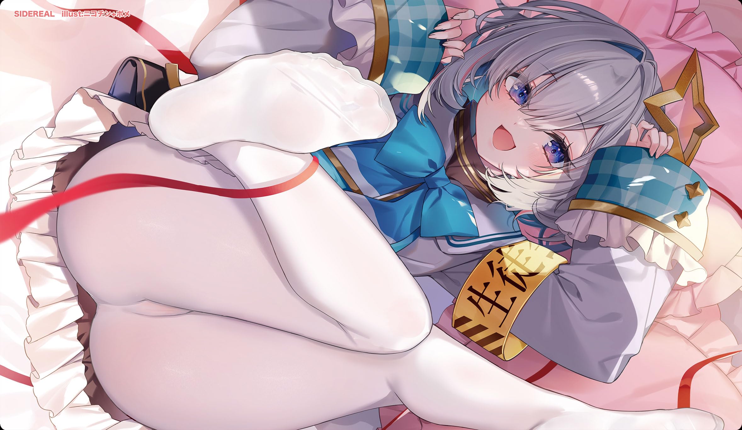 

SIDEREAL Hololive Игровой коврик Никотин Коврик для игры Каната/иллюстрация + Поме