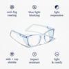 Blue Light Blocking Safety Glasses Scratch Resistant Protective Spectacles  For Men
