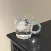 Macaron Color Handle Borosilicate Glass Cup