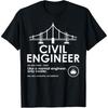 Funny Civil Engineer Engineering Gift Birthday Father T Shirts Humor Streetwear Tee Short Sleeve Unisex Loose Clothing