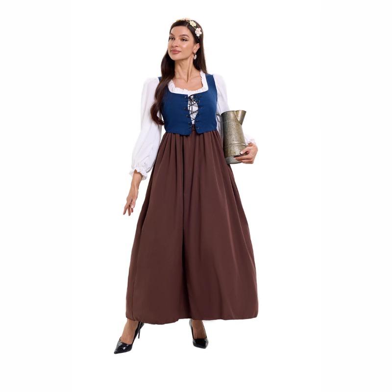 Halloween Costume Medieval Renaissance Court Vintage Victorian Dress Costume